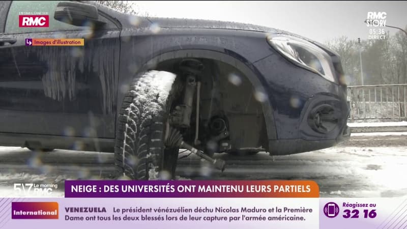 Neige : Des universités ont maintenu leurs partiels