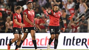 Ma'a Nonu auteur d'un essai en barrage de Top 14 avec Toulon, 14 juin 2025