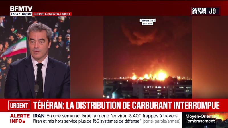 La distribution de carburant à Téhéran "temporairement" interrompue après les frappes sur les dépôts de pétrole