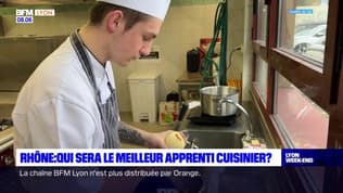 Rhône: Nathan participe au concours du meilleur apprenti cuisinier de France
