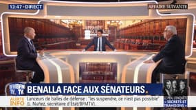 Alexandre Benalla face aux sénateurs