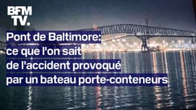 Pont de Baltimore: le spectaculaire accident 