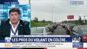 Les pros du volant en colère