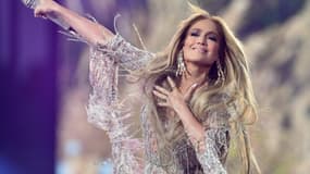 La chanteuse Jennifer Lopez lors d'un concert le 2 mai 2021 à Los Angeles. (Photo d'archive).