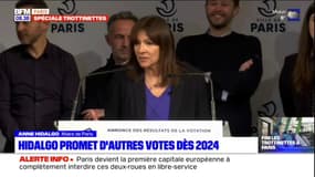 Paris: Anne Hidalgo promet d'autres votes dès 2024