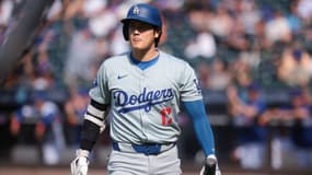Shohei Ohtani avec les Los Angeles Dodgers le 28 mai 2024