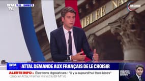 Gabriel Attal: "La faiblesse de notre score est une défaite aux élections européennes"