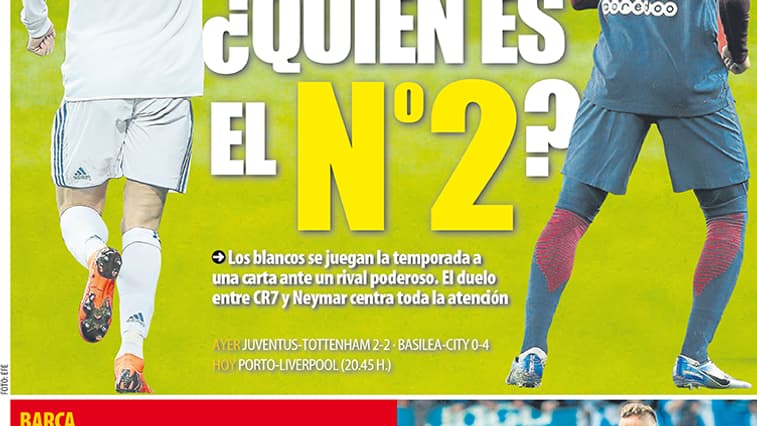 La Une de Mundo Deportivo ce 14 février La Une de Mundo Deportivo ce 14 février