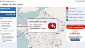 La carte de la fracture sanitaire