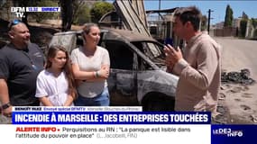 Incendie à Marseille: "On a mis tout ce qu'on pouvait dans la voiture et on est partis", déplorent ces sinistrés