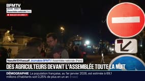 "Les avancées ne sont pas suffisantes": les agriculteurs mobilisés à Paris annoncent dormir devant l'Assemblée toute la nuit