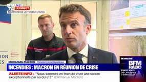 Incendies en Gironde: Emmanuel Macron annonce un renfort de Grèce et d'Italie