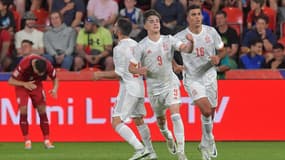 Gavi buteur avec l'Espagne, le 5 juin 2022
