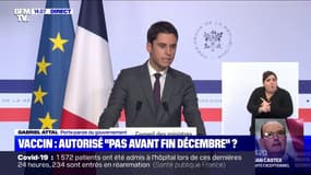 Vaccin: Gabriel Attal annonce que le gouvernement présentera sa stratégie demain lors d'une conférence de presse