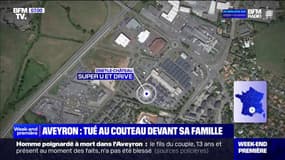 Aveyron: un homme de 45 ans a été tué de plusieurs coups de couteau devant un supermarché