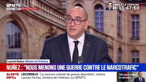 Lutte contre le trafic de drogues: "Ce sera long mais on y arrivera", assure Laurent Nuñez, ministre de l’Intérieur