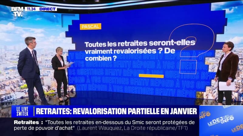 Toutes les retraites seront-elles vraiment revalorisées et de combien? BFMTV répond à vos questions