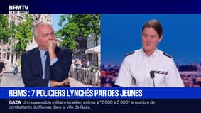 Policiers agressés à Reims: "Être policier, en particulier sur la voie publique, c'est s'exposer à la violence", dénonce Agathe Foucault, porte-parole de la police nationale
