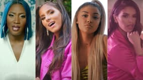 Aya Nakamura, Lynda, Wejdene et Imen Es - Montage BFMTV.com