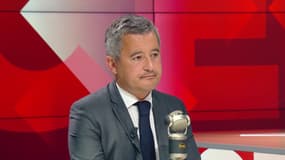 Le ministre démissionnaire de l'Intérieur Gérald Darmanin sur BFMTV-RMC le 27 août 2024