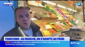 Tourcoing: les commerçants du marché s'adaptent au froid