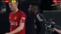 La colère d'André Onana contre Harry Maguire lors de l'amical entre Manchester United et Dortmund (2-3), le 30 juillet 2023