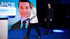 Marine Le Pen et Jordan Bardella, le 9 juin 2024