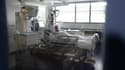 Un patient atteint du Covid-19 placé en réanimation au CHU de Strasbourg, le 22 octobre 2020