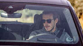 Gareth Bale au volant de sa voiture
