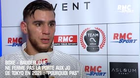 Boxe - Bauderlique ne ferme pas la porte aux JO à Tokyo en 2021 :  "Pourquoi pas"