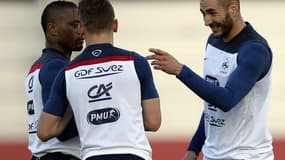 Patrice Evra, Antoine Griezmann et Karim Benzema