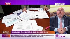 Facture d'électricité : entre + 8,6 % et + 9,8 %