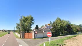 Entrée du village de Fresney dans l'Eure en août 2023