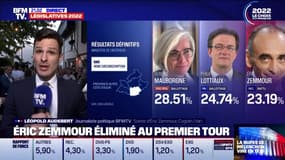 Législatives: Éric Zemmour éliminé au premier tour dans le Var