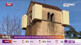 Controverse à Essertenne: une antenne-relais 5G installée sur l'église du village fait polémique