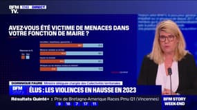 Augmentation des atteintes aux élus: "Les réseaux sociaux accélèrent ce phénomène de violences faites aux élus", affirme la ministre Dominique Faure