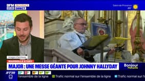 Marseille: une messe géante en hommage à Johnny Hallyday organisée à la Major 