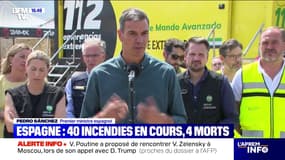 Incendies en Espagne: "Il nous reste des heures difficiles", déclare le premier ministre espagnol Pedro Sanchez