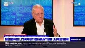 Métropole de Lyon: le groupe d'opposition Synergies considère que la loi de création de la métropole en 2015 est "néfaste"