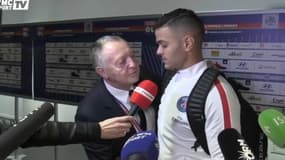 Hatem Ben Arfa et Jean-Michel Aulas