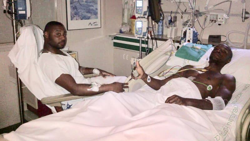 Eric Abidal et son cousin