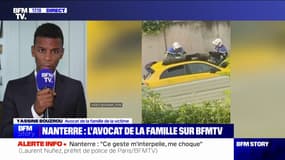 Refus d’obtempérer à Nanterre: "On voit très clairement un policier abattre un jeune homme de sang froid", pour Me Yassine Bouzrou, avocat de la famille de la victime