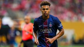 L'attaquant français du PSG Désiré Doué en huitième de finale de la Coupe du monde des clubs, 29 juin 2025