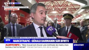 Pour Gérald Darmanin, Marseille est "une ville où la République se joue"