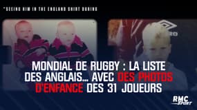 Mondial de rugby : La liste des Anglais... avec des photos des 31 joueurs dans leur premier club