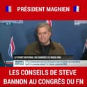 Congrès du FN: Steve Bannon donne des conseils au parti