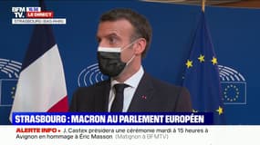 Emmanuel Macron: "Pour répondre aux variants, on voit que d'autres vaccins sont aujourd'hui plus efficaces"
