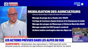 Colère des agriculteurs: quelles sont les actions prévues dans les Alpes du Sud? 