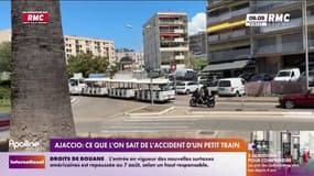 Ajaccio: un petit train touristique se renverse lors d'un accident de circulation, quatre personnes gravement blessées