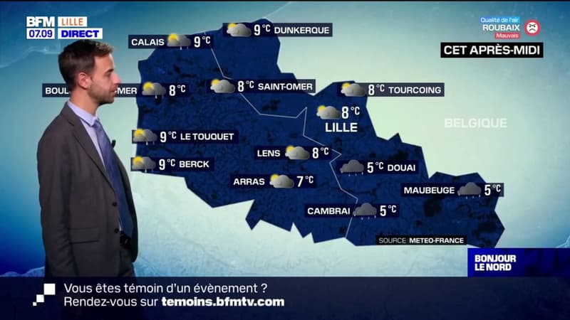 Météo Nord-Pas-de-Calais: quelques gouttes de pluie prévues ce jeudi